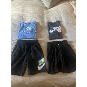 Boys NIKE Mixed Lot Of 4 Size Medium 8 Clothing 2 Shorts 2 Shirts